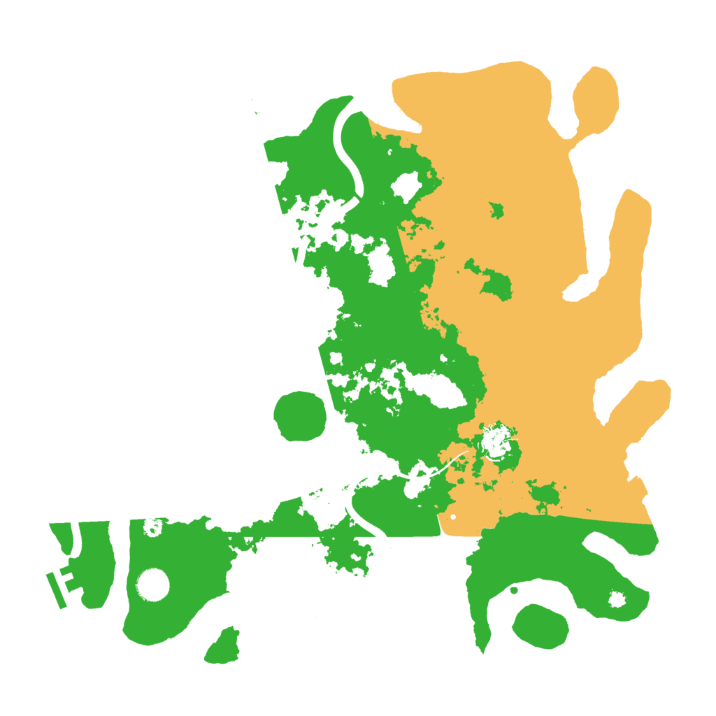 Biome Rust Map: Procedural Map, Size: 3850, Seed: 887884904