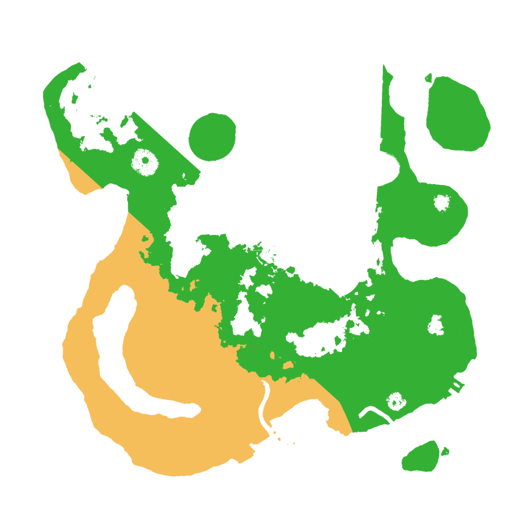 Biome Rust Map: Procedural Map, Size: 3000, Seed: 778289632