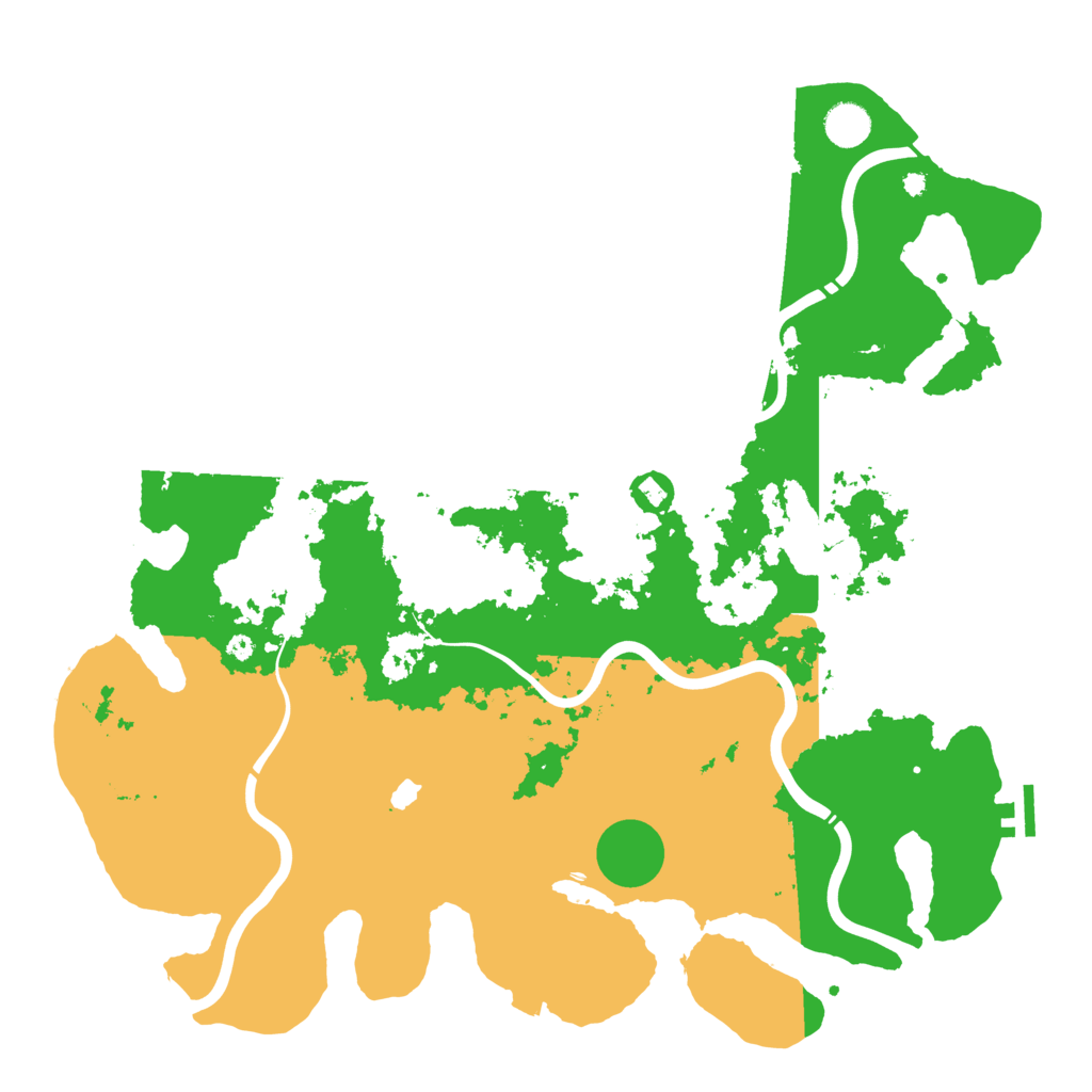 Biome Rust Map: Procedural Map, Size: 4250, Seed: 30072