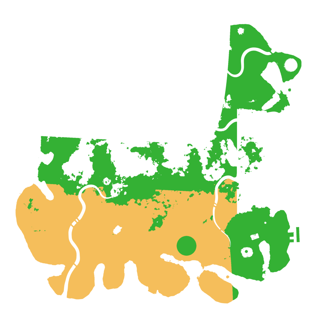 Biome Rust Map: Procedural Map, Size: 4250, Seed: 30072