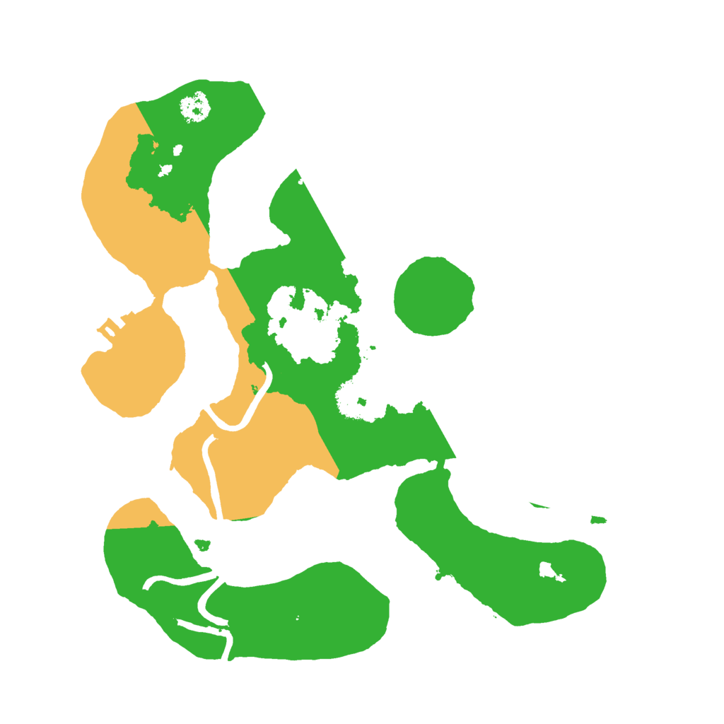 Biome Rust Map: Procedural Map, Size: 2500, Seed: 357951456