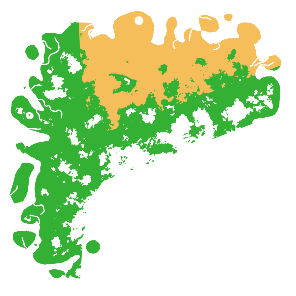 Biome Rust Map: Procedural Map, Size: 6000, Seed: 734218773