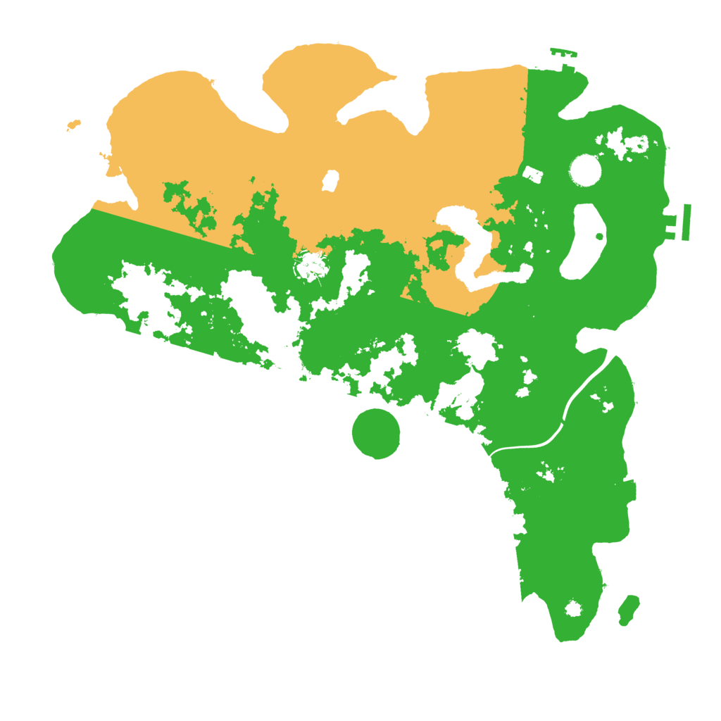 Biome Rust Map: Procedural Map, Size: 4000, Seed: 233145