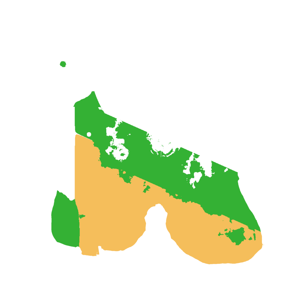 Biome Rust Map: Procedural Map, Size: 2000, Seed: 92