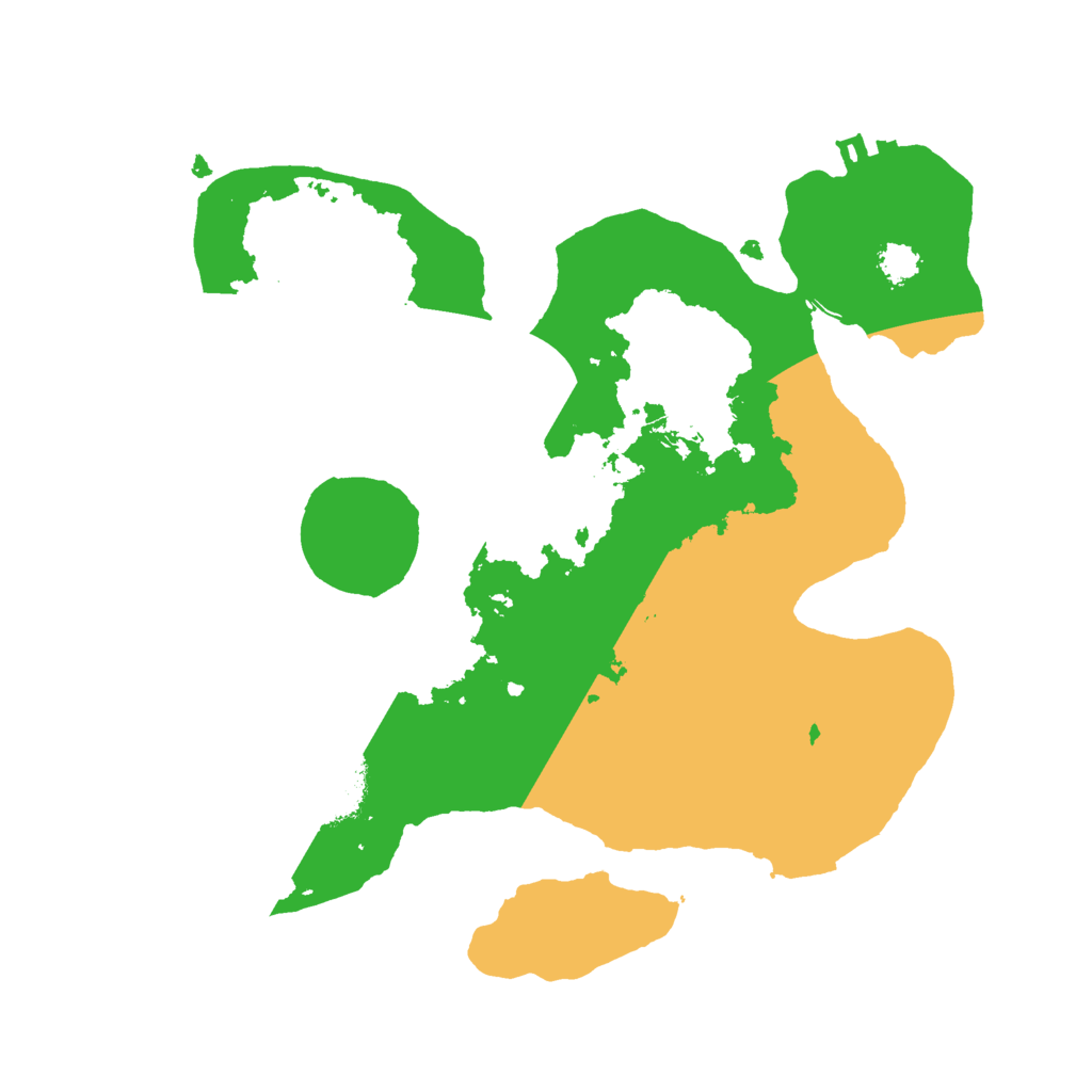 Biome Rust Map: Procedural Map, Size: 2500, Seed: 1412106247