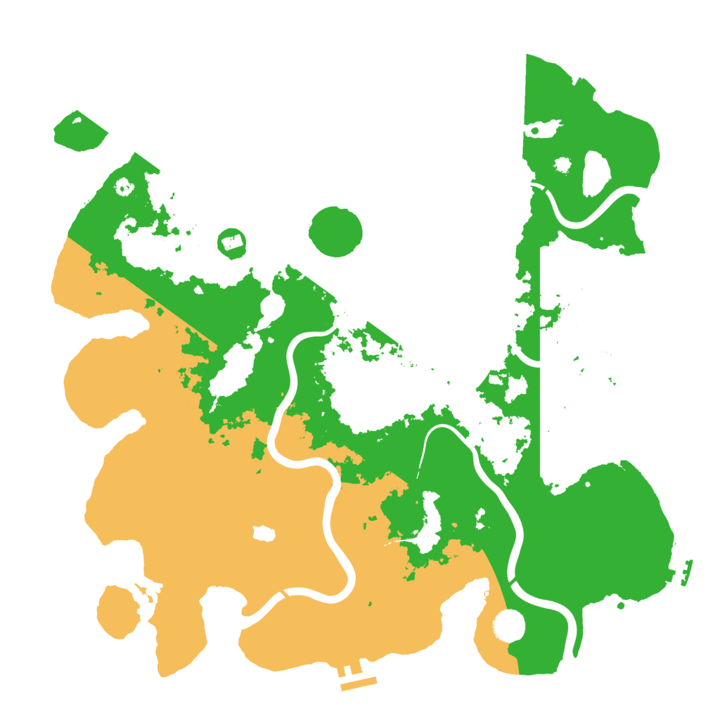 Biome Rust Map: Procedural Map, Size: 4000, Seed: 461175087