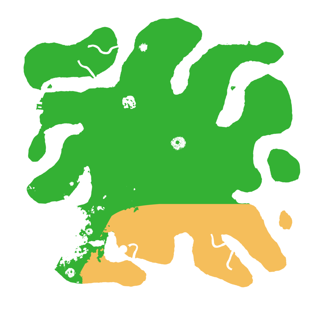 Biome Rust Map: Procedural Map, Size: 3500, Seed: 178213