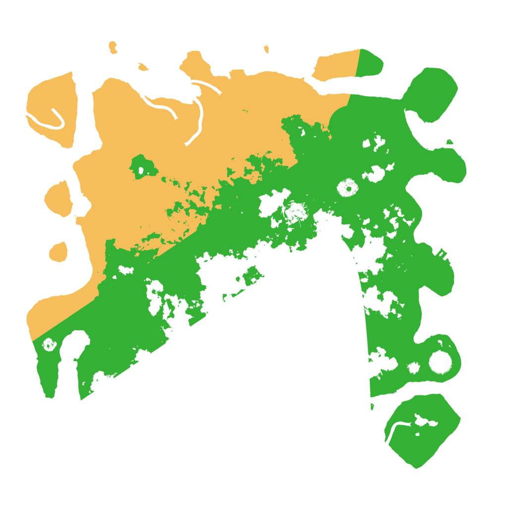 Biome Rust Map: Procedural Map, Size: 4000, Seed: 664283