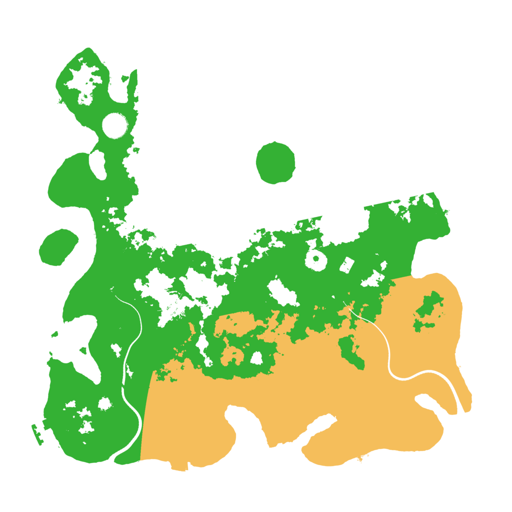 Biome Rust Map: Procedural Map, Size: 3550, Seed: 362650