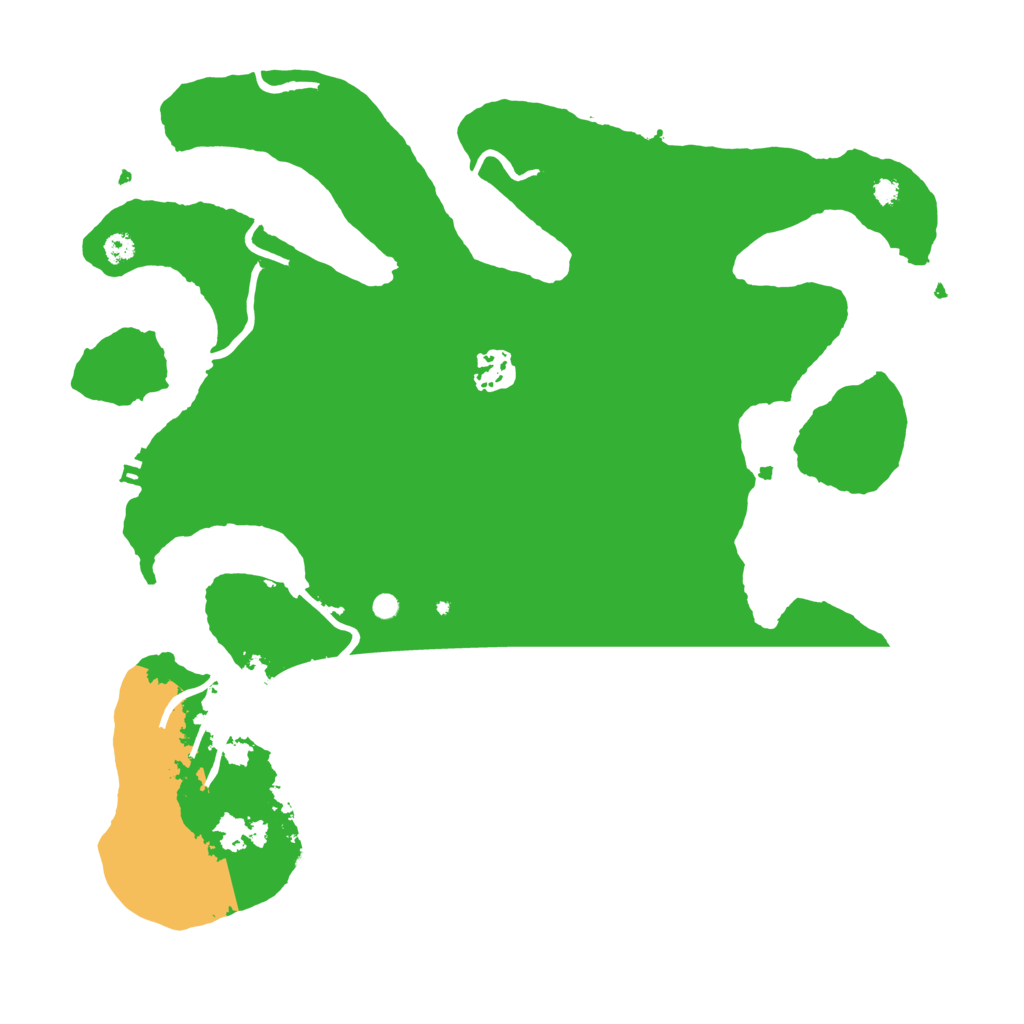 Biome Rust Map: Procedural Map, Size: 3500, Seed: 28315