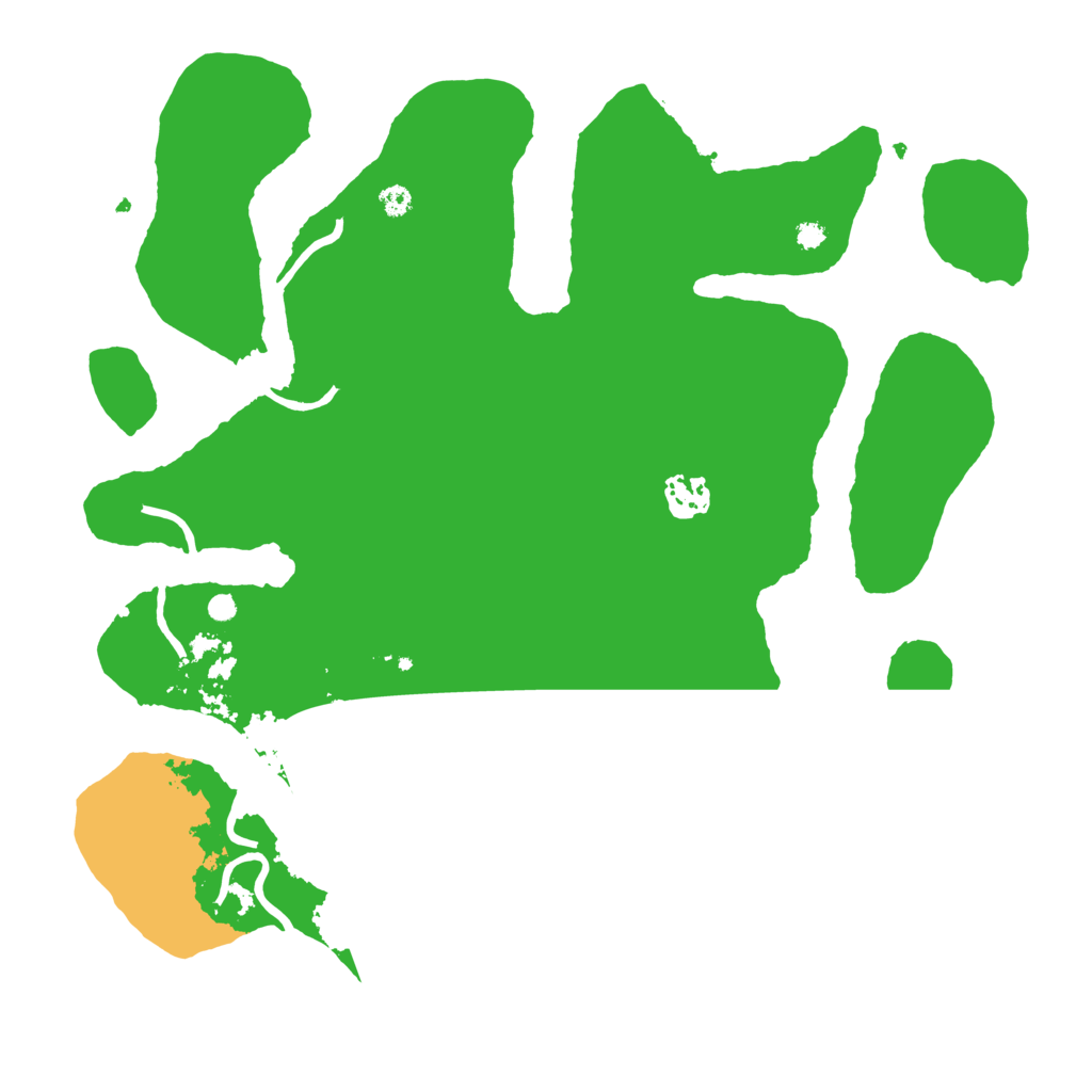 Biome Rust Map: Procedural Map, Size: 3550, Seed: 788855