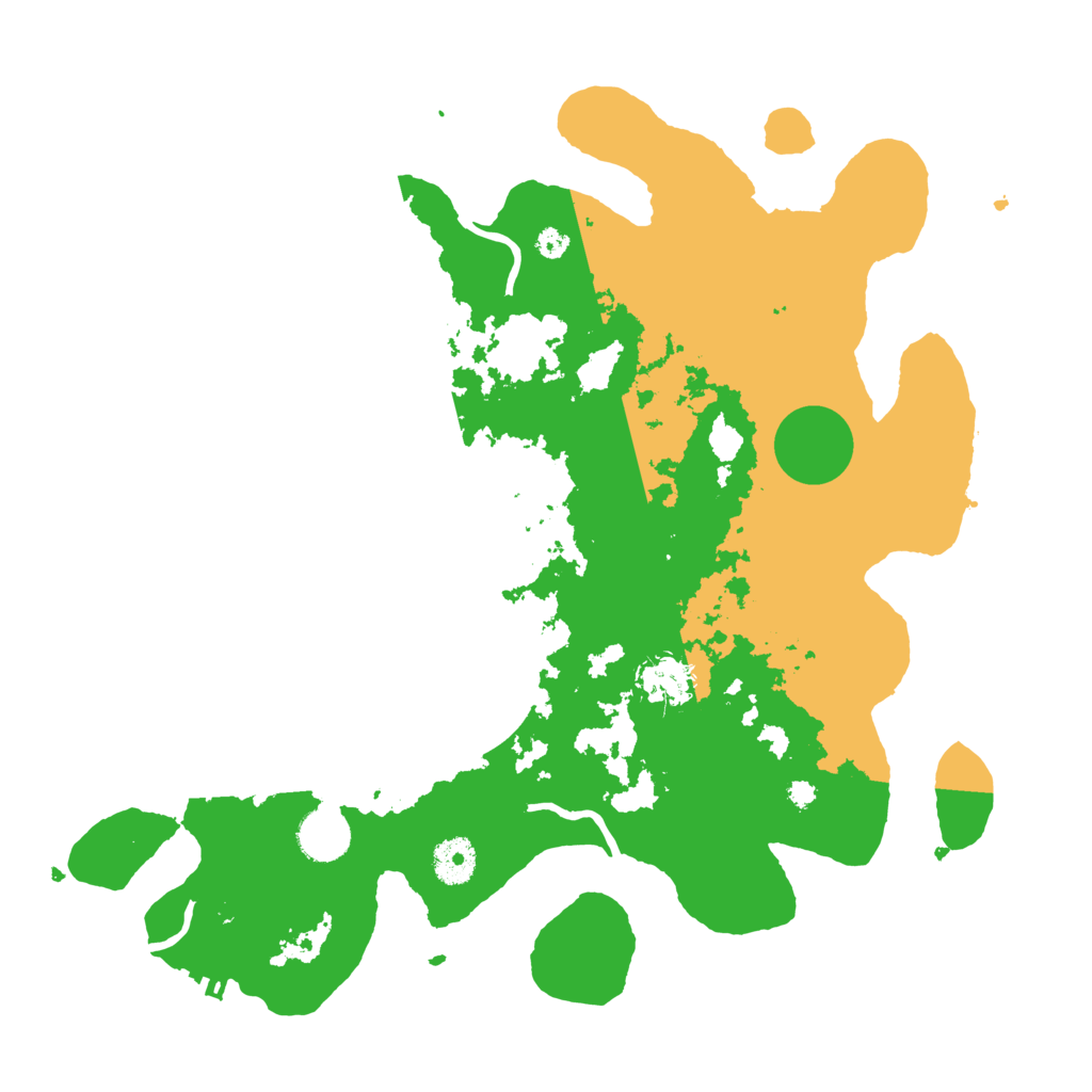 Biome Rust Map: Procedural Map, Size: 3650, Seed: 3254374