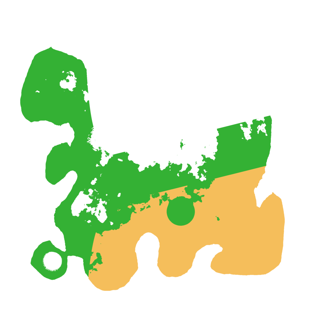 Biome Rust Map: Barren, Size: 3000, Seed: 1