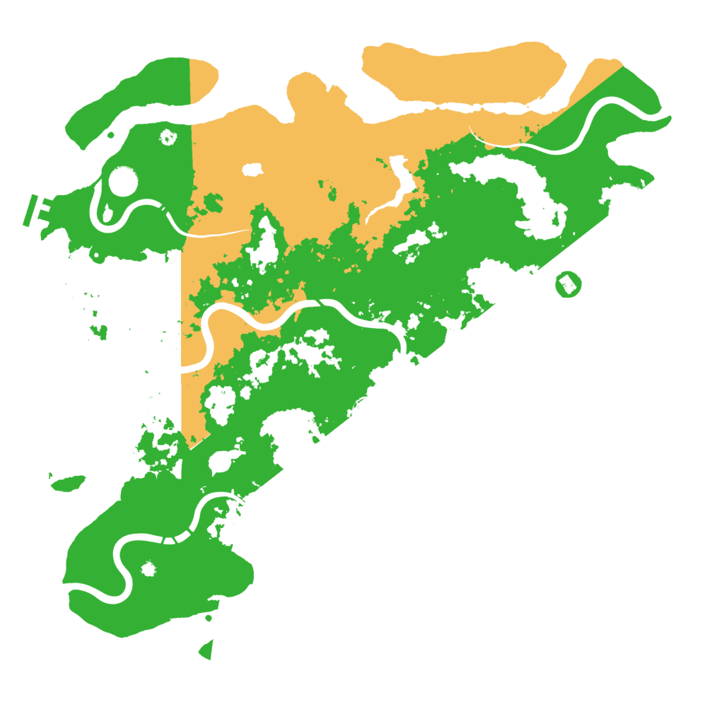 Biome Rust Map: Procedural Map, Size: 4500, Seed: 621157685