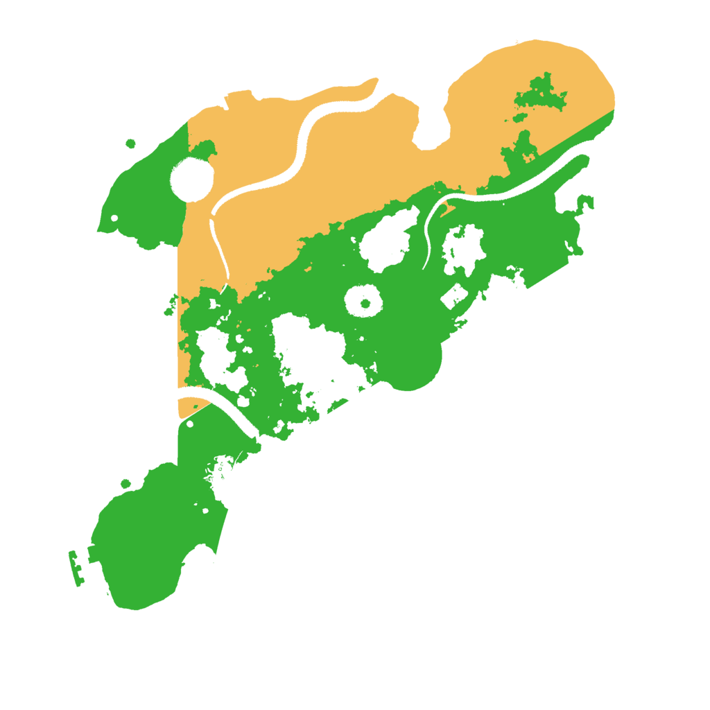 Biome Rust Map: Procedural Map, Size: 3000, Seed: 321311050