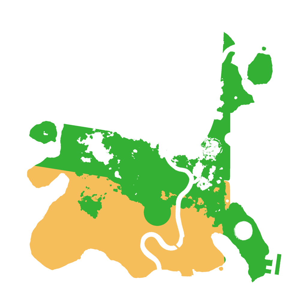 Biome Rust Map: Procedural Map, Size: 3000, Seed: 41