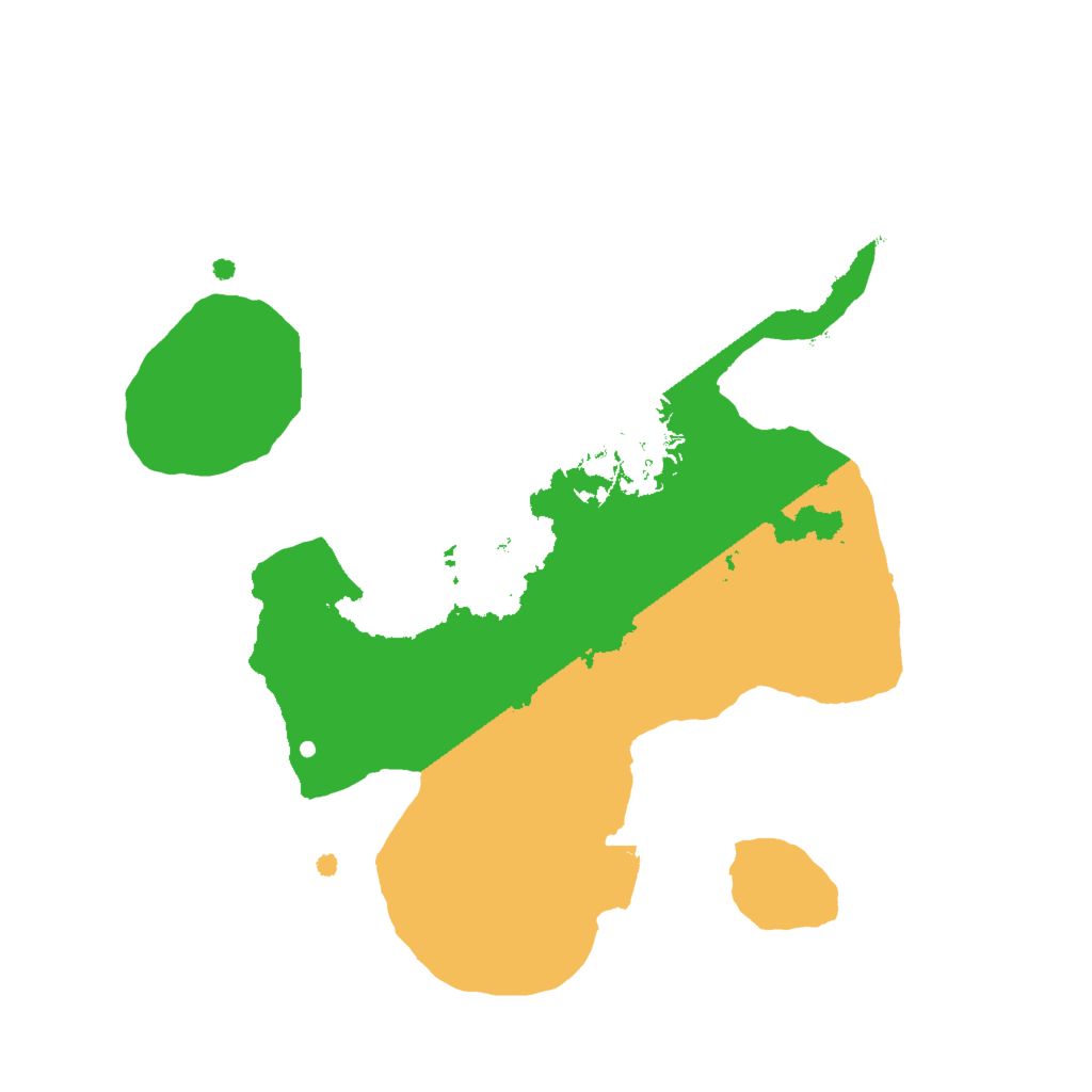 Biome Rust Map: Procedural Map, Size: 2000, Seed: 6770