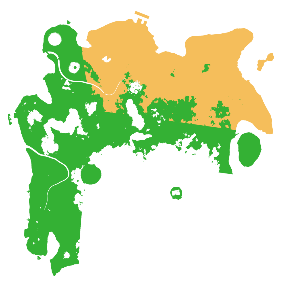 Biome Rust Map: Procedural Map, Size: 4000, Seed: 50