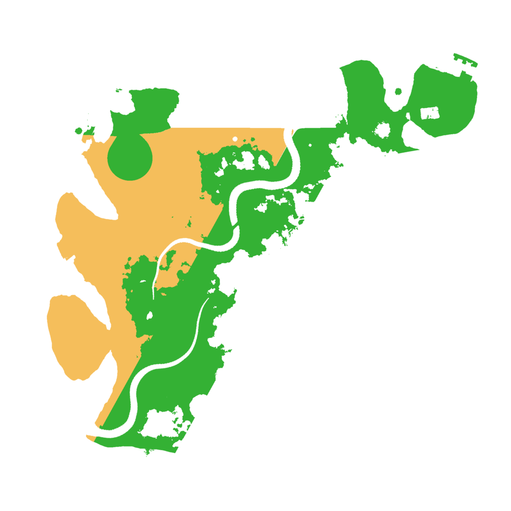 Biome Rust Map: Procedural Map, Size: 3000, Seed: 712372