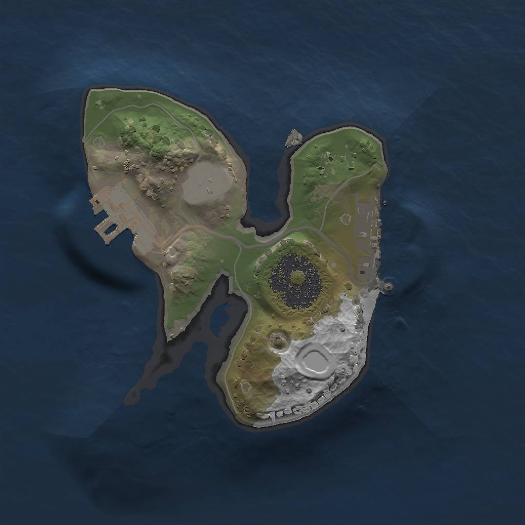 Rust Map: Procedural Map, Size: 1500, Seed: 69420, 6 Monuments