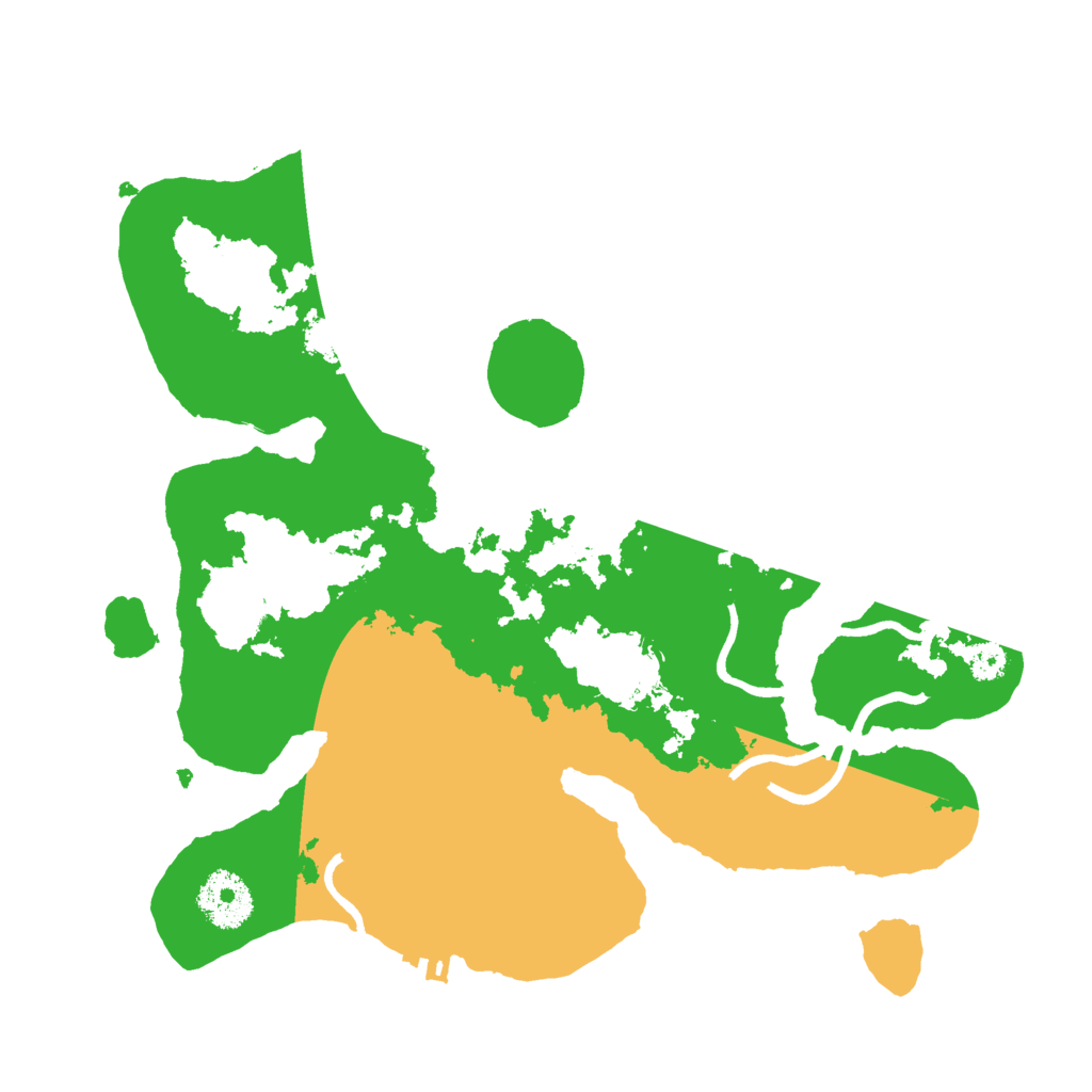 Biome Rust Map: Procedural Map, Size: 3000, Seed: 123239