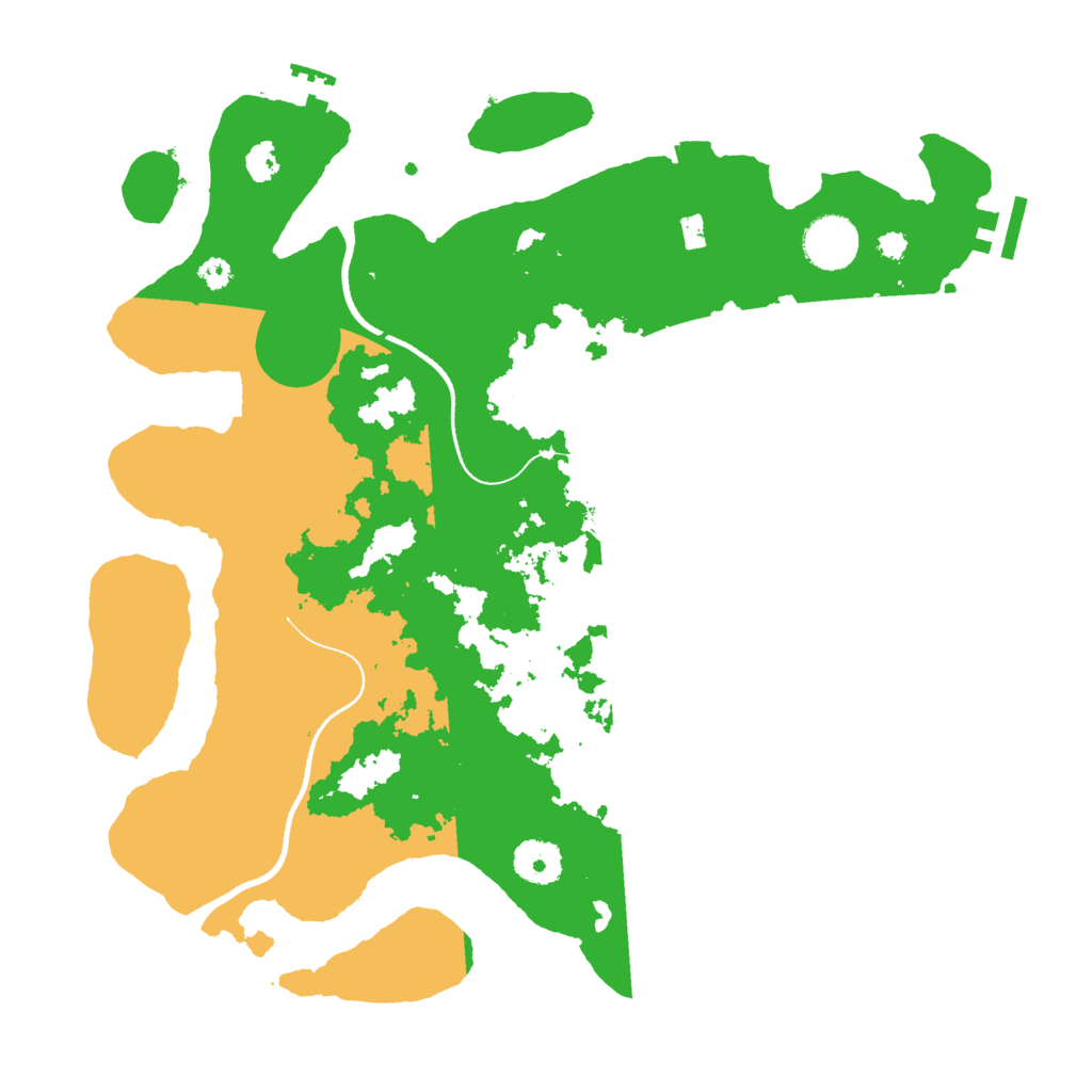 Biome Rust Map: Procedural Map, Size: 3500, Seed: 241