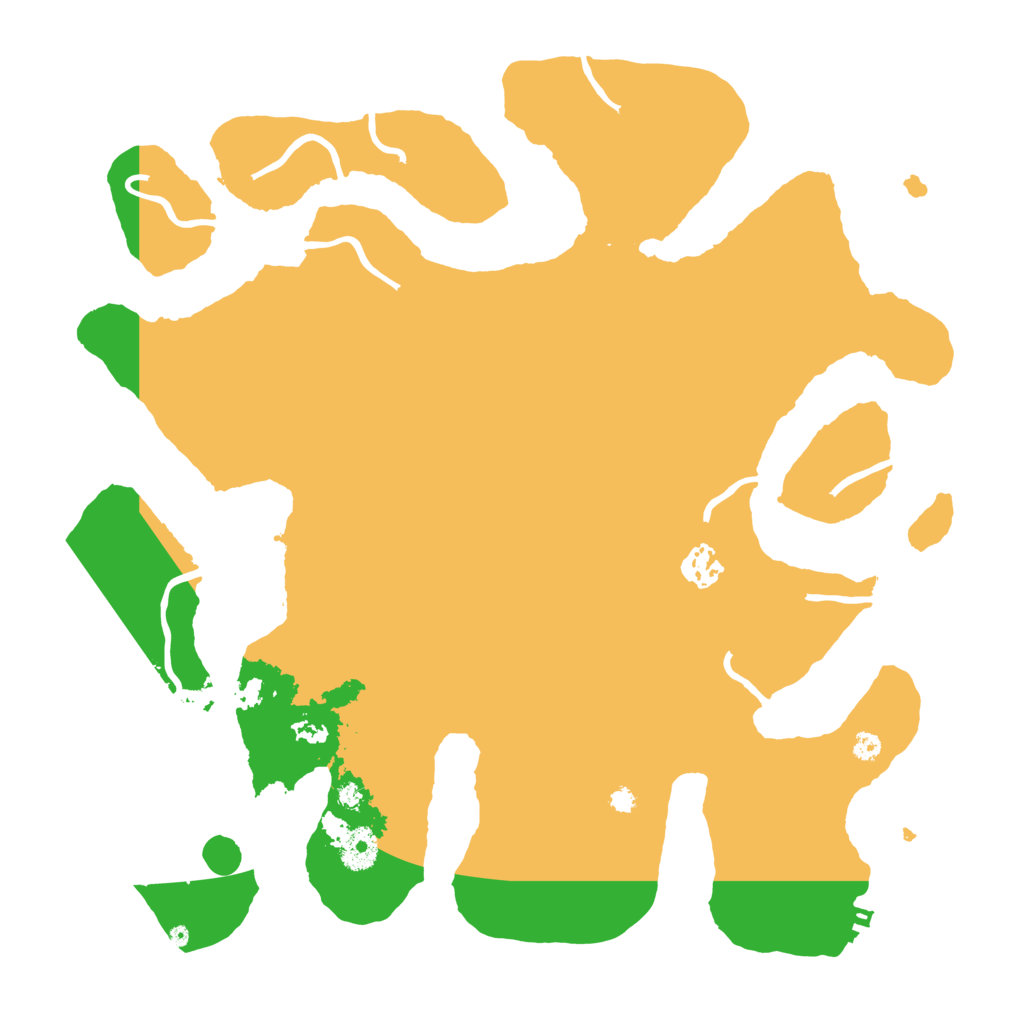 Biome Rust Map: Procedural Map, Size: 3700, Seed: 1702444957