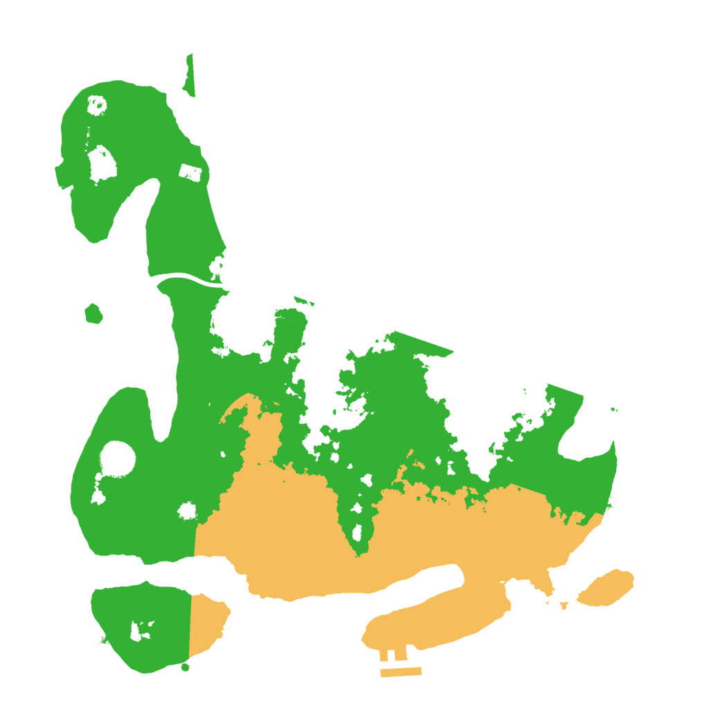 Biome Rust Map: Procedural Map, Size: 3500, Seed: 1862976840