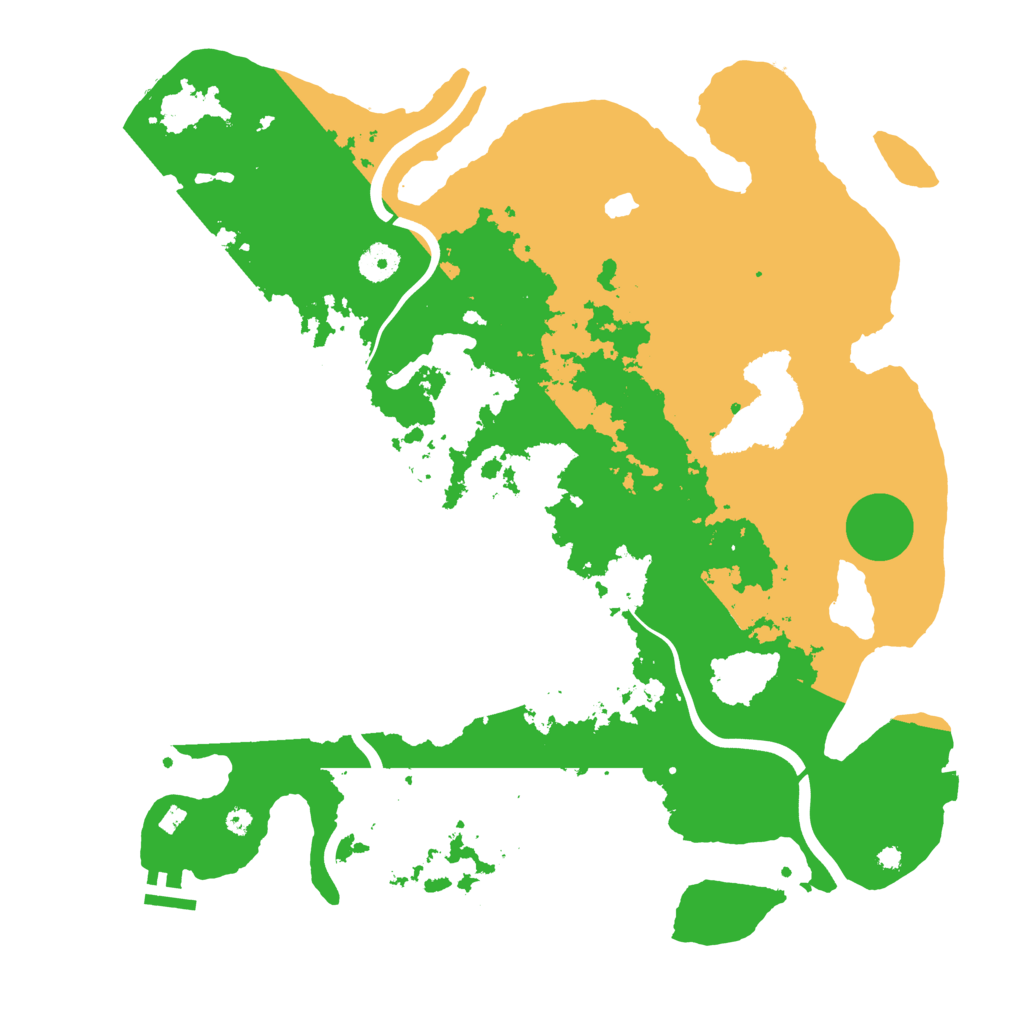 Biome Rust Map: Procedural Map, Size: 4000, Seed: 3562