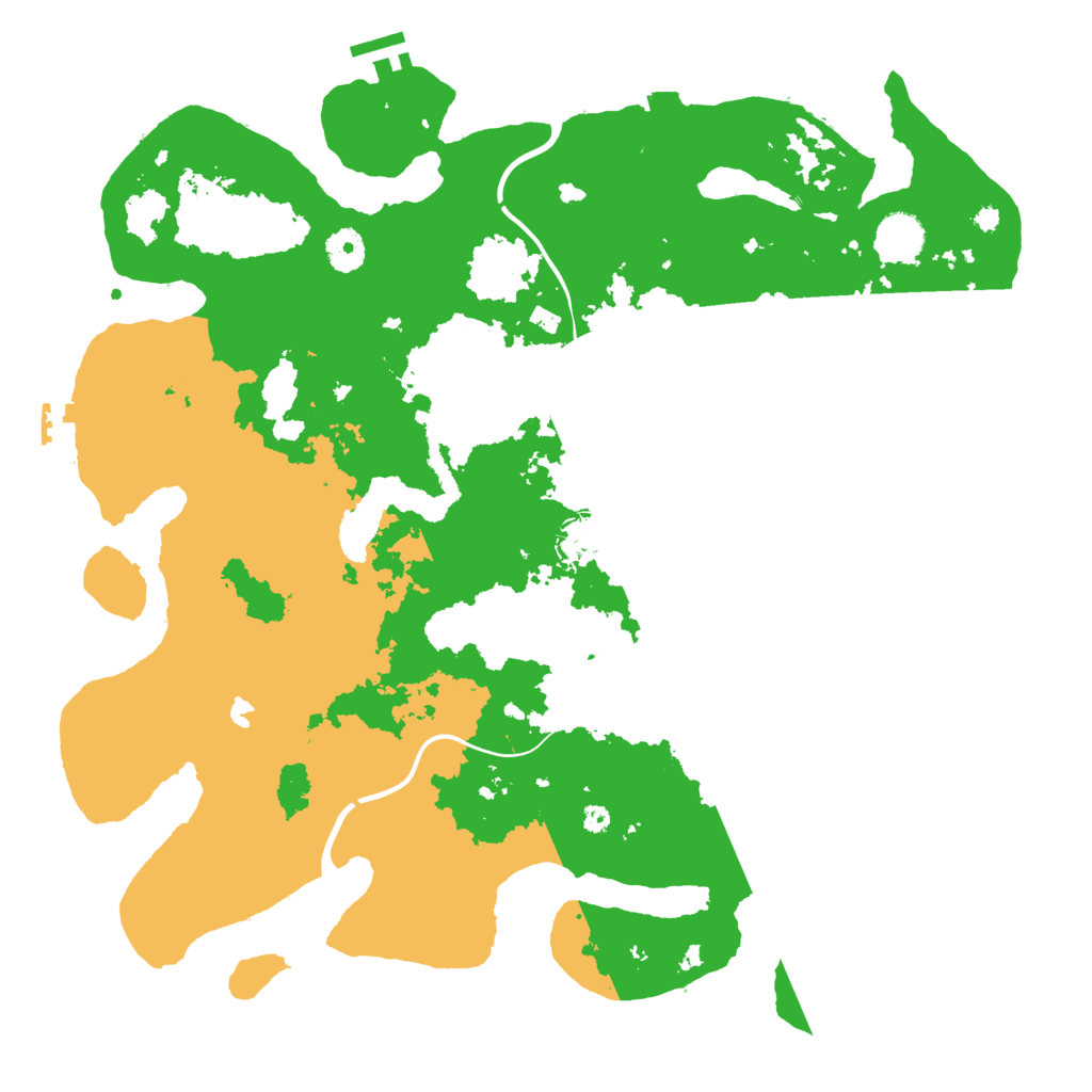 Biome Rust Map: Procedural Map, Size: 4000, Seed: 313288