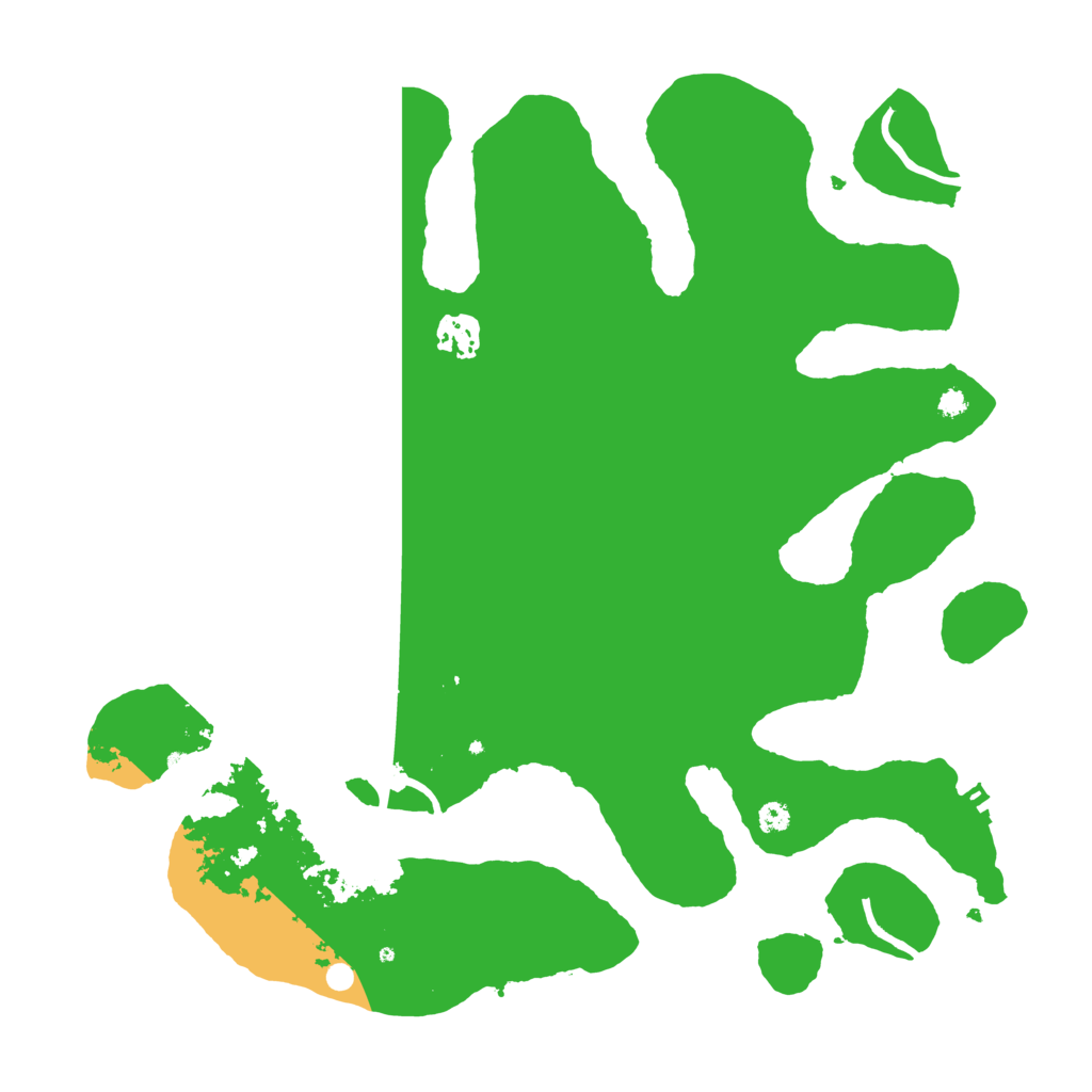 Biome Rust Map: Procedural Map, Size: 3600, Seed: 2145