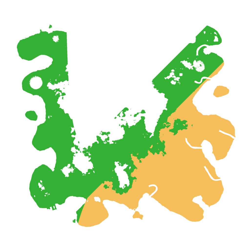 Biome Rust Map: Procedural Map, Size: 3550, Seed: 579988