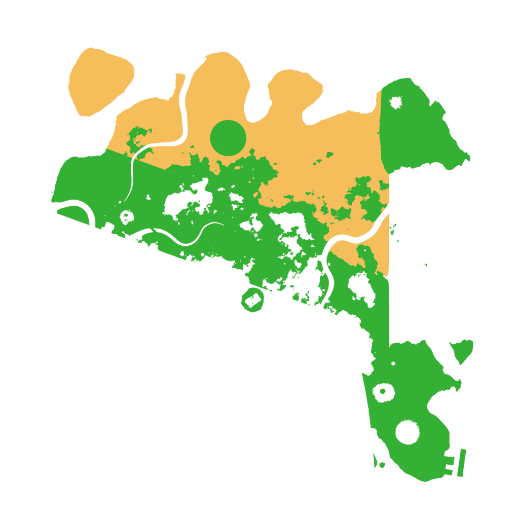 Biome Rust Map: Procedural Map, Size: 3800, Seed: 3361