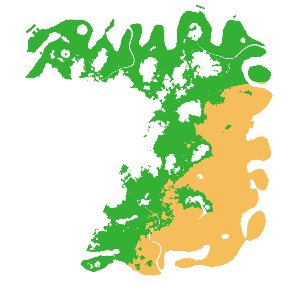 Biome Rust Map: Procedural Map, Size: 5000, Seed: 218447