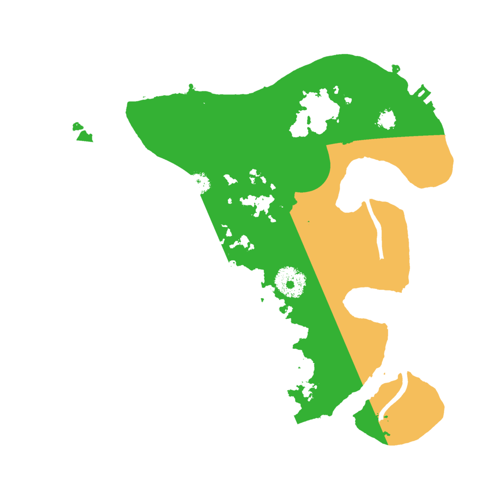 Biome Rust Map: Procedural Map, Size: 2500, Seed: 1380875774