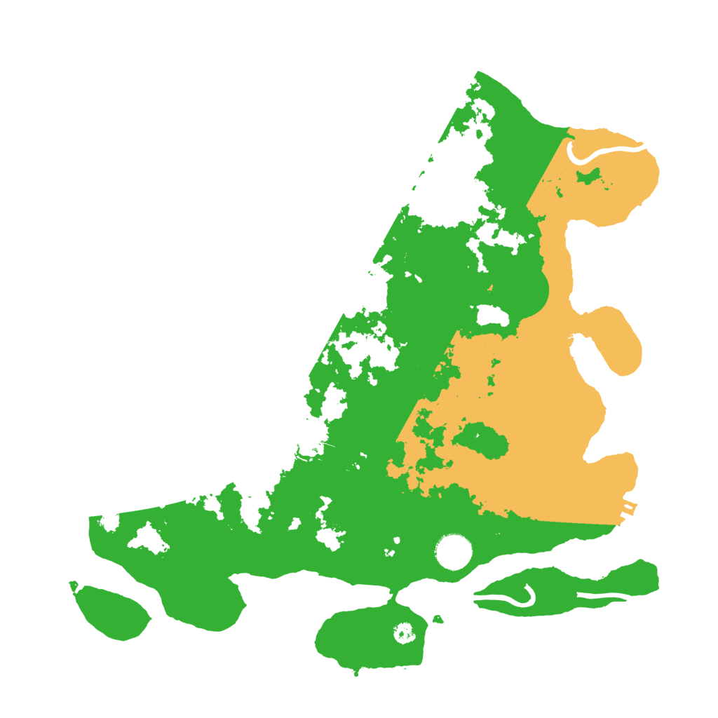 Biome Rust Map: Procedural Map, Size: 3500, Seed: 897627