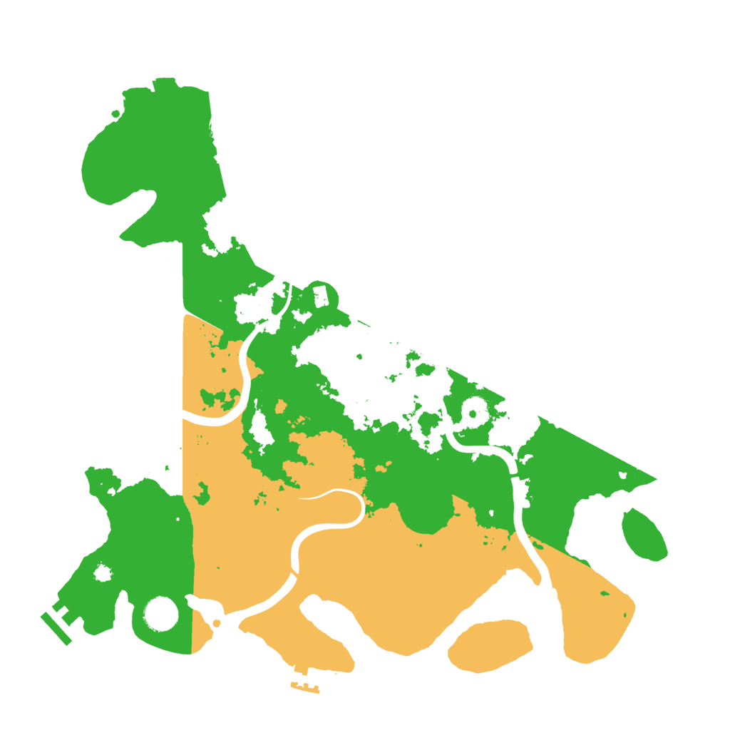 Biome Rust Map: Procedural Map, Size: 3750, Seed: 5493823