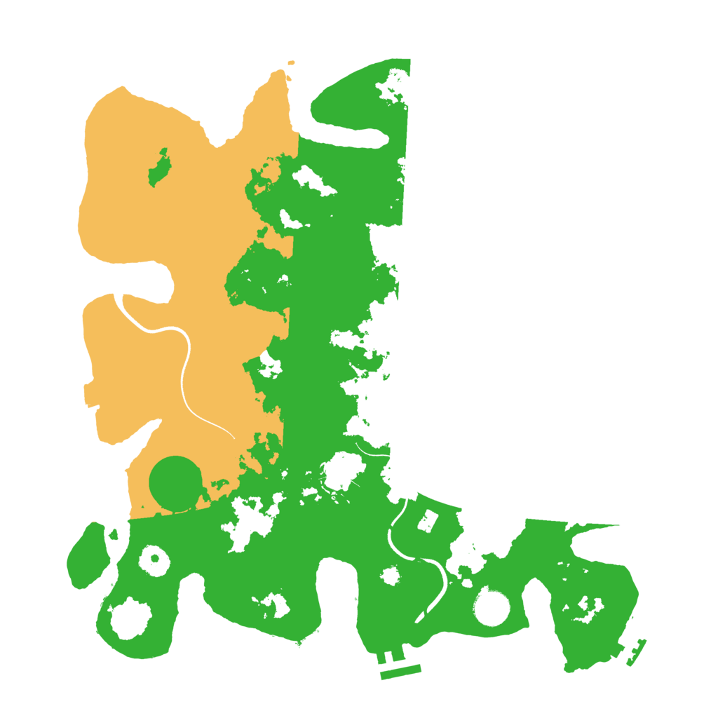 Biome Rust Map: Procedural Map, Size: 3550, Seed: 630067