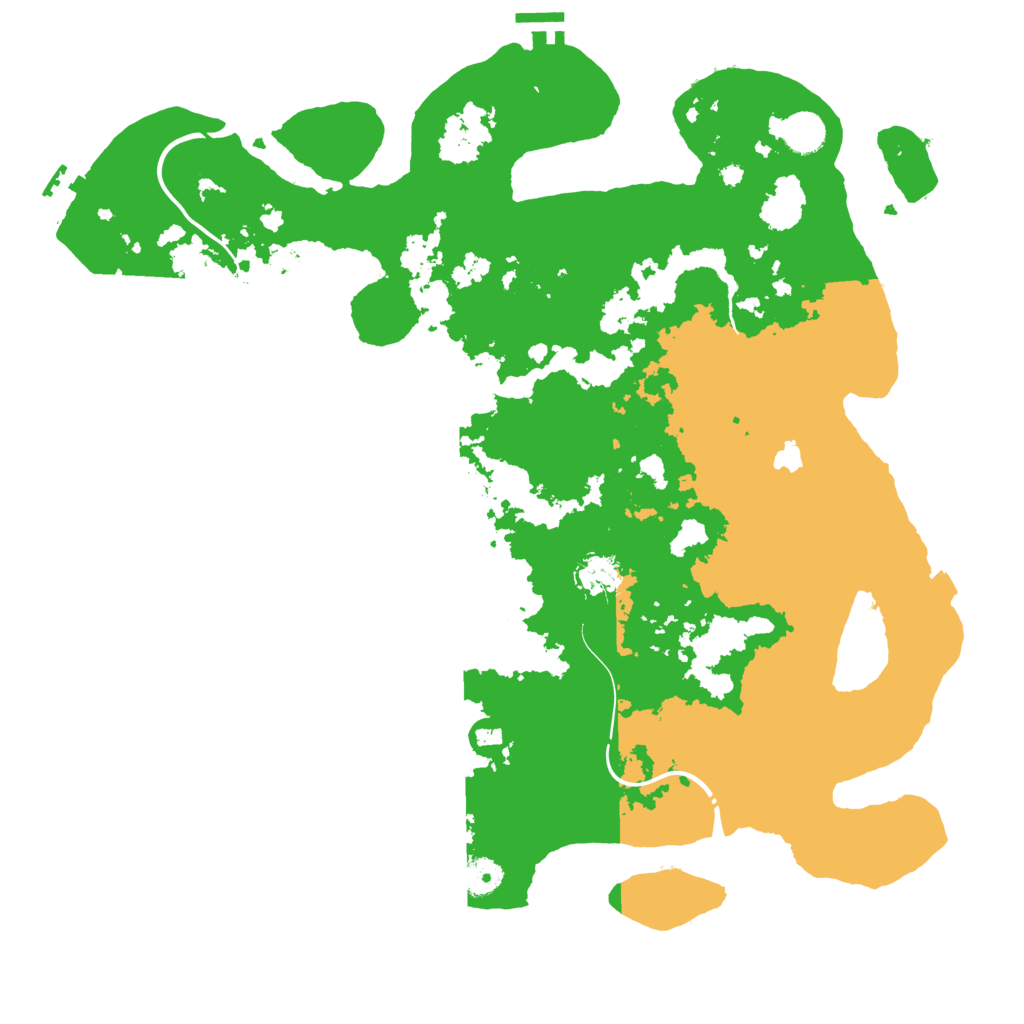 Biome Rust Map: Procedural Map, Size: 4250, Seed: 1124934459