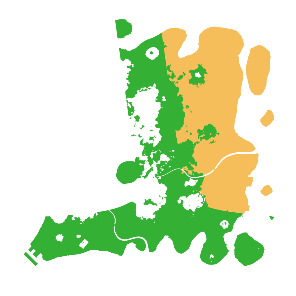 Biome Rust Map: Procedural Map, Size: 3550, Seed: 784837
