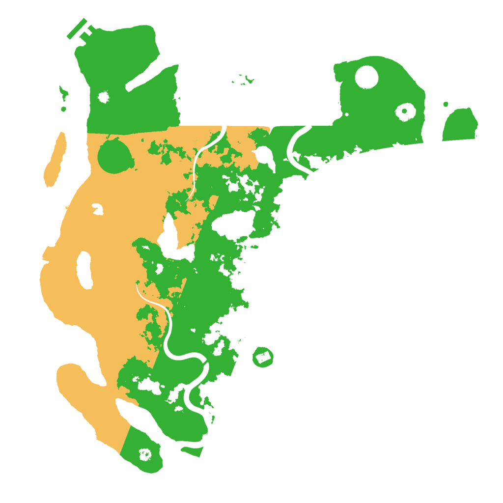 Biome Rust Map: Procedural Map, Size: 4000, Seed: 462164