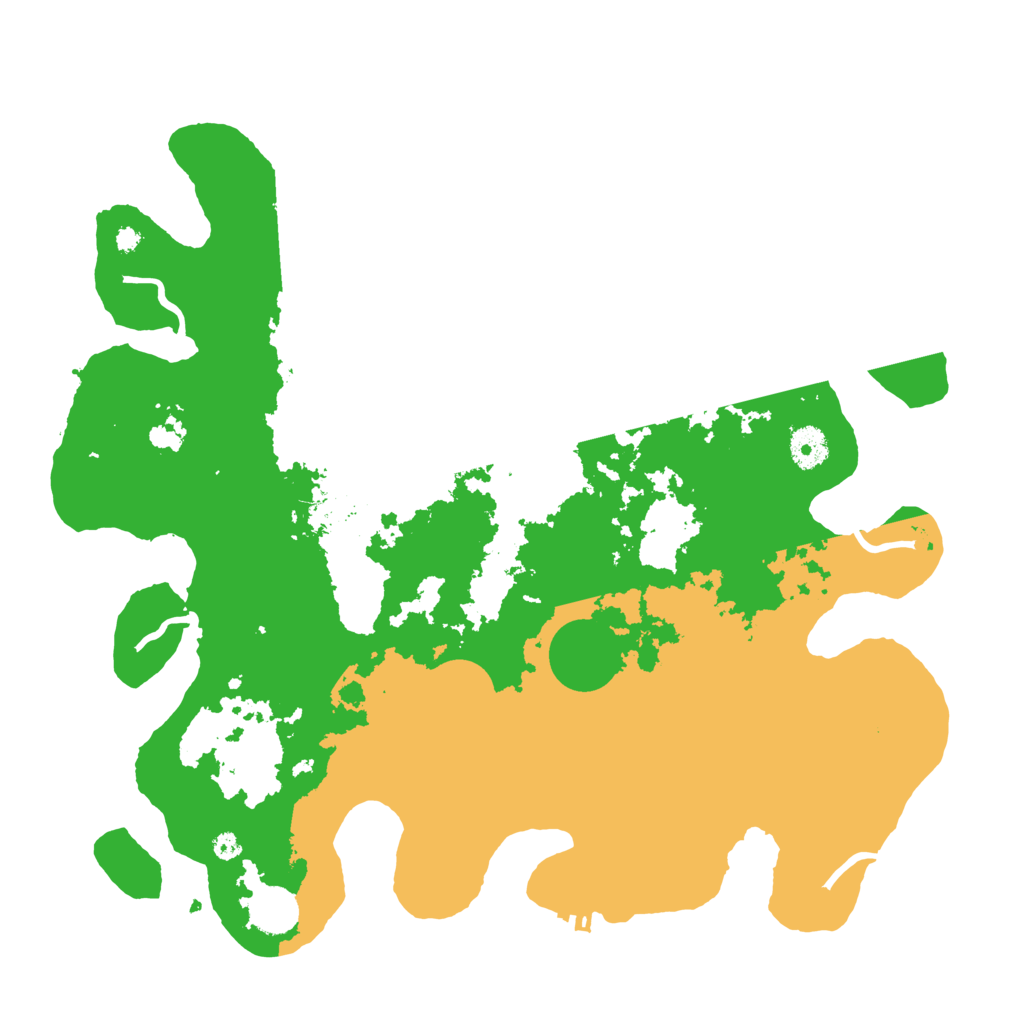 Biome Rust Map: Procedural Map, Size: 3850, Seed: 1