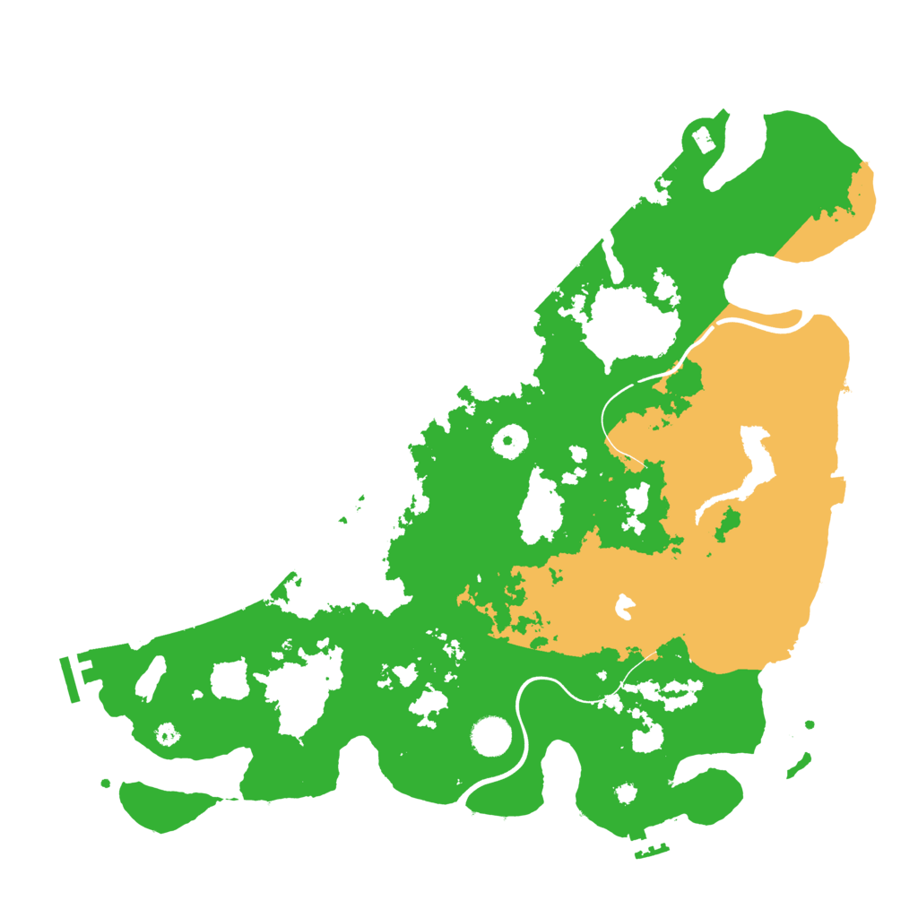 Biome Rust Map: Procedural Map, Size: 4000, Seed: 210000