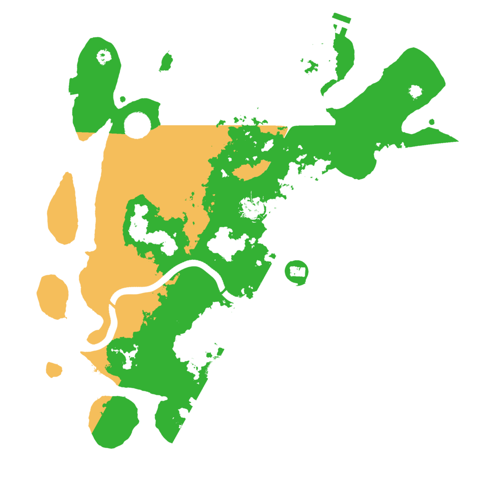 Biome Rust Map: Procedural Map, Size: 3500, Seed: 863877085