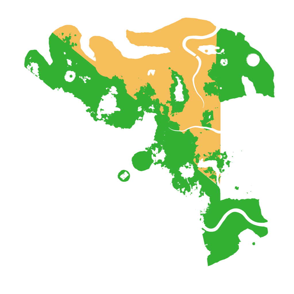 Biome Rust Map: Procedural Map, Size: 4000, Seed: 81012