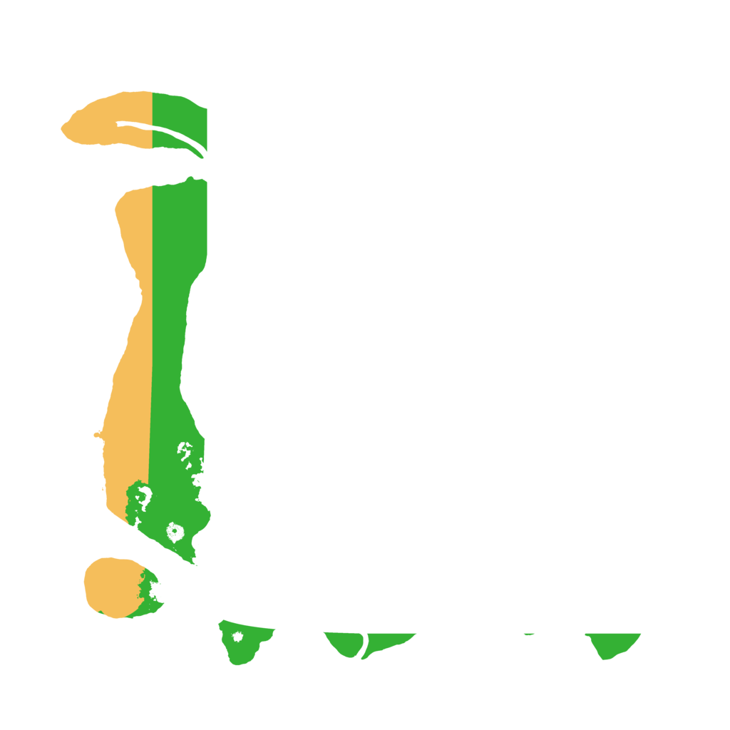 Biome Rust Map: Procedural Map, Size: 3200, Seed: 2500