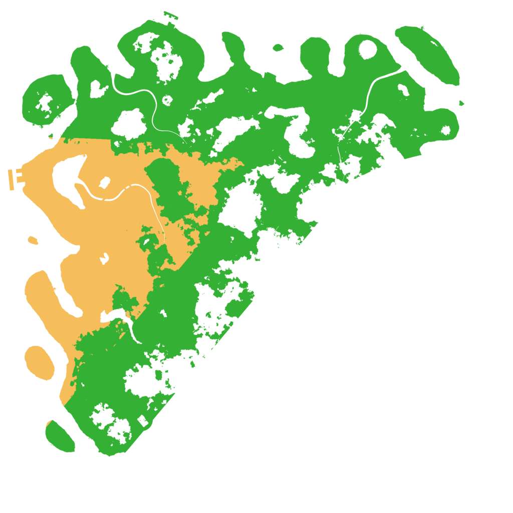 Biome Rust Map: Procedural Map, Size: 5000, Seed: 345127698