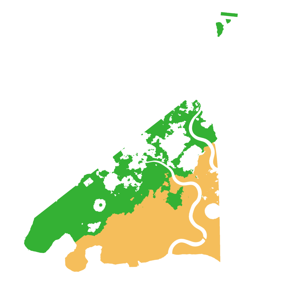 Biome Rust Map: Procedural Map, Size: 3550, Seed: 209486