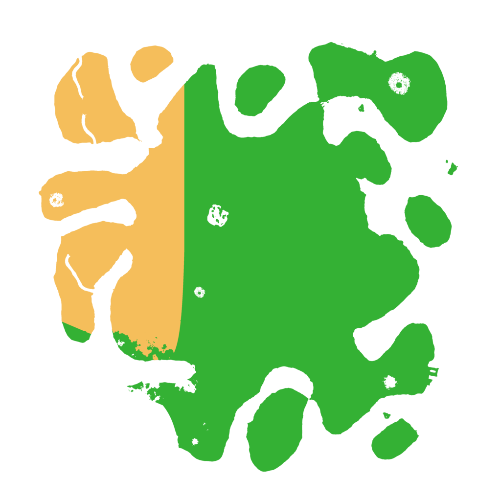 Biome Rust Map: Procedural Map, Size: 3550, Seed: 810516