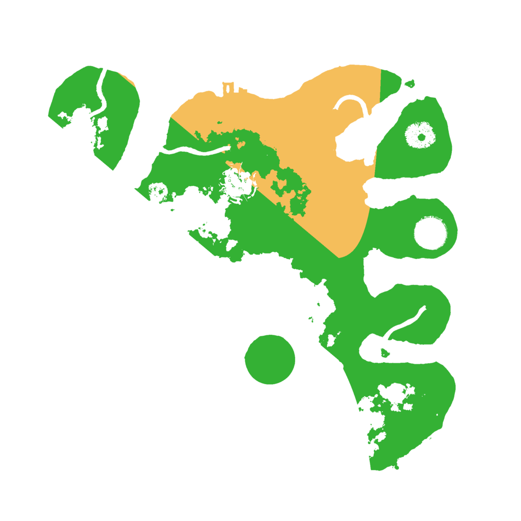 Biome Rust Map: Procedural Map, Size: 2800, Seed: 60